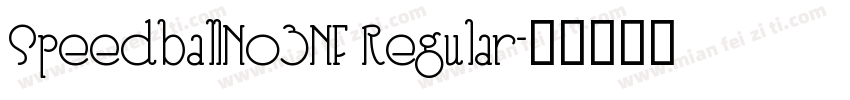SpeedballNo3NF Regular字体转换